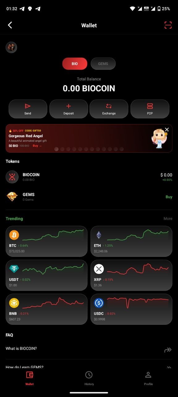 BioCoin Wallet